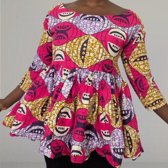 Cute peplum top - Picture 1 of 2